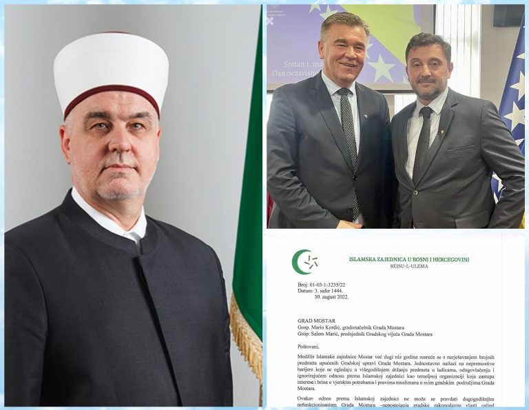 Piši kumu Gliši: Reis Kavazović skoro tri godine čeka odgovor čelnika Mostara