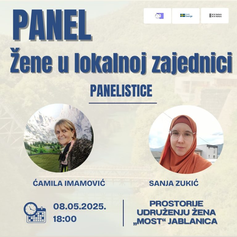 JABLANICA: Panel diskusija “Žene u lokalnoj zajednici”