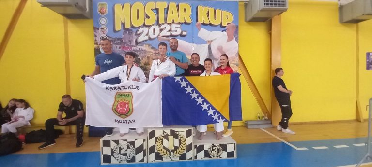 Karate klub Mostar: Mladi mostarski karatisti izborili plasman na Balkansko prvenstvo u Baru