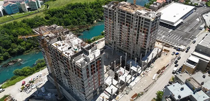 Mostar: Najveći stambeno-poslovni kompleks u Hercegovini poprima konture