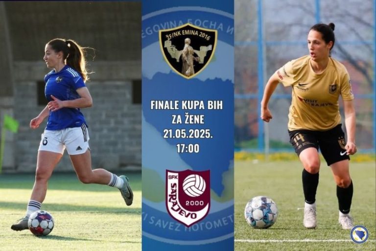 KUP BiH: ŽF/NK Emina i SFK 2000 Sarajevo sutra igraju za trofej