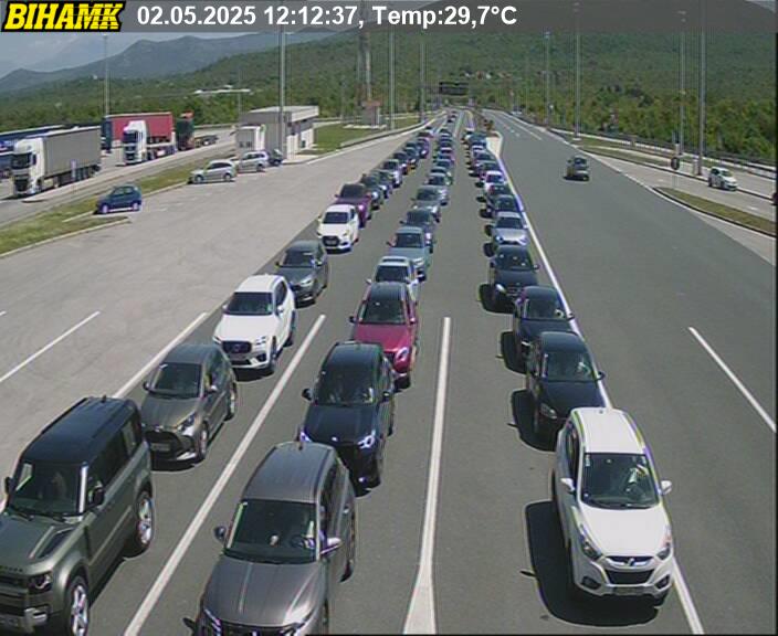 Duge kolone vozila na graničnim prijelazima u Bosni i Hercegovini