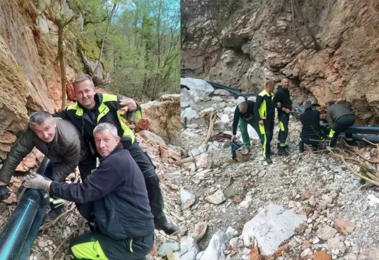 Radnici JKP Jablanica ručno sanirali 800 metara vodovoda