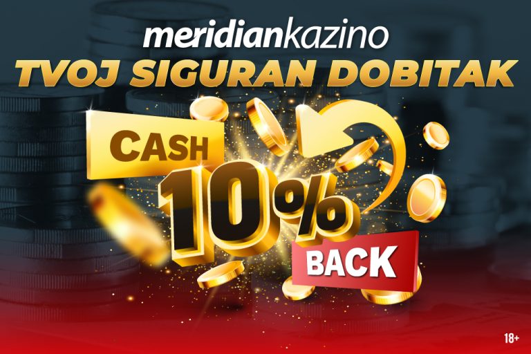 MERIDIAN KAZINO: Pokupi cashback i uđi u društvo dobitnika