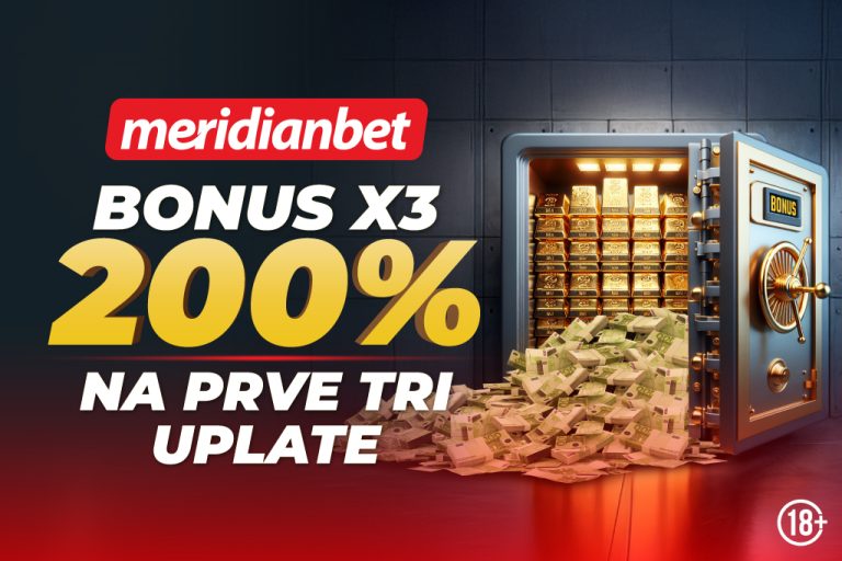 ZGRABI UBRZANJE: U Meridianu te čeka čak 200% bonusa