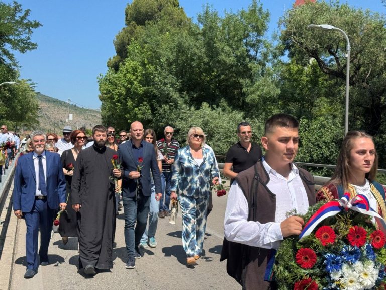 Mostar: Obilježena 33. godišnjica stradanja Srba