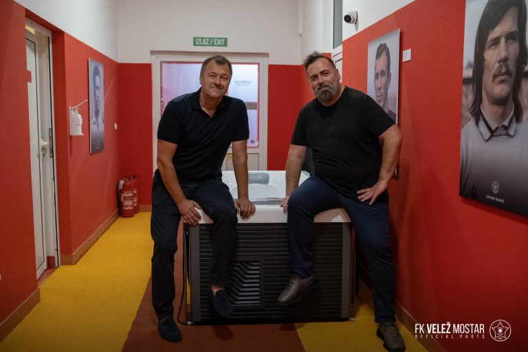 Donacije: FK Velež bogatiji za savremenu ledenu kadu