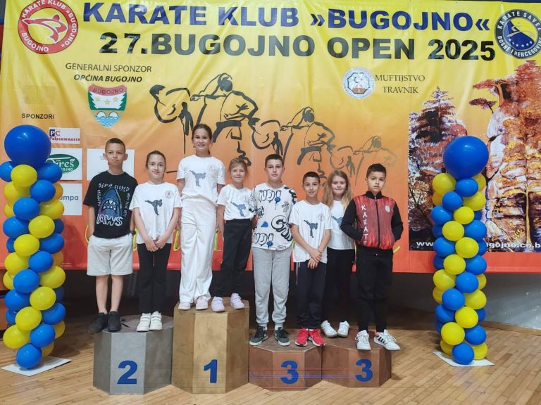 KK “Semih” uspješan u Bugojnu: devet medalja za mostarske karatiste