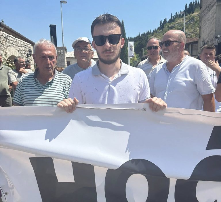 Almin Pehilj o današnjim protestima u Stocu:  “Nismo protiv napretka, ali ne po cijenu naših prava i zdravlja”