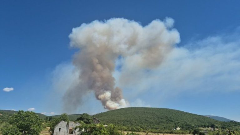 Operativni centar CZ HNK: Požar kod Stoca konačno ugašen