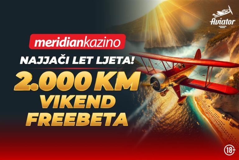 VIKEND U MERIDIANU: Zgrabi Aviator kiše i osvježi igru