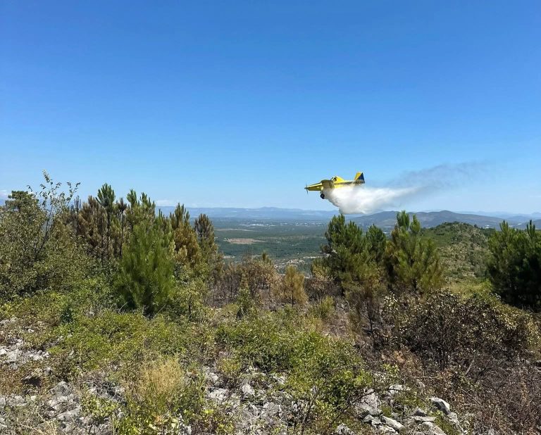 Vatrogasci gasili 13 požara: Kod Čapljine izgorjeli vinograd i voćnjak