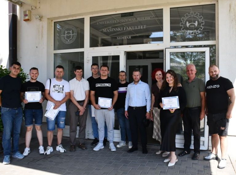 Mostar: Održana edukacija za CNC operatere na Mašinskom fakultetu