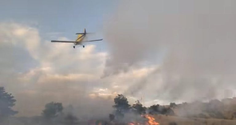 Gori u Hercegovini: Air Tractor gasio požare na Hodovu i Gubavici, požar na Gubavici ponovo aktivan