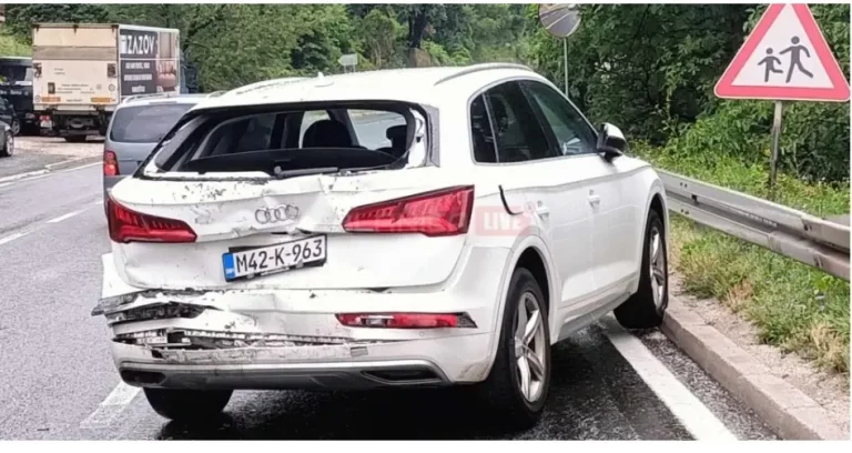 Nesreća kod Konjica: Gasio požar, a u parkirani auto s djetetom udario kamion