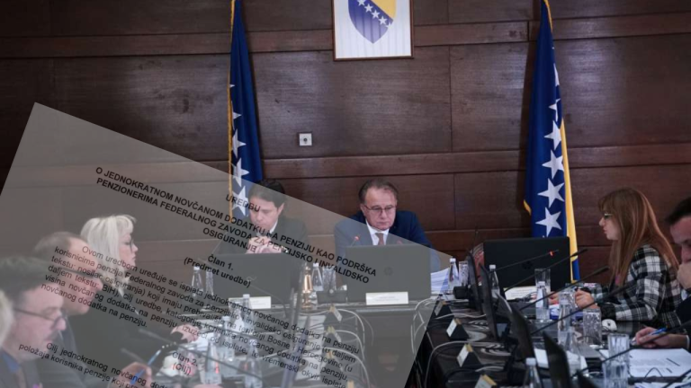 Uredba Vlade FBiH o pomoći penzionerima stupila na snagu: Isplata od 100 do 250 KM kreće u augustu