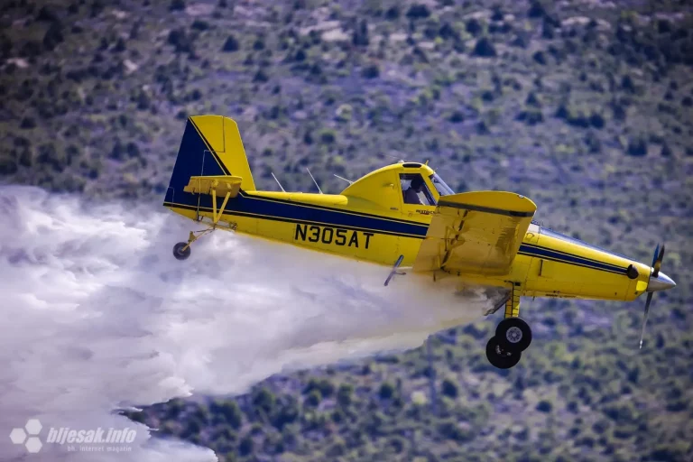 Gori u Dobrom selu: Air Tractor na terenu!