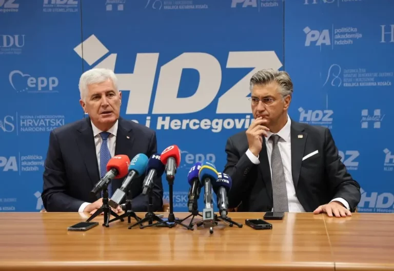 Sastanak Čovića i Plenkovića: Stabilnost institucija BiH je najvažnija, odluke sudova moraju se poštovati