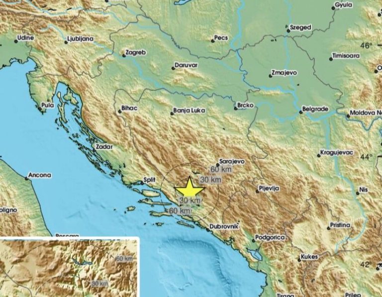 Tresla se zemlja: Zemljotres pogodio Mostar, osjetio se u cijeloj Hercegovini