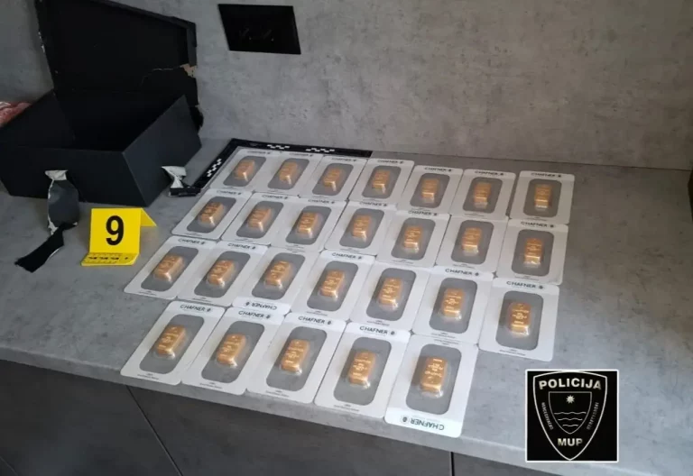 Ravno: Uhapšeni njemački državljani, zaplijenjeno zlato u vrijednosti od milion KM