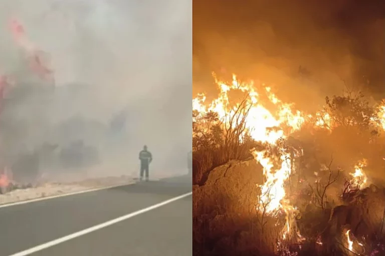 Neum: Ogroman požar, na terenu i air tractor, zatražena međunarodna pomoć