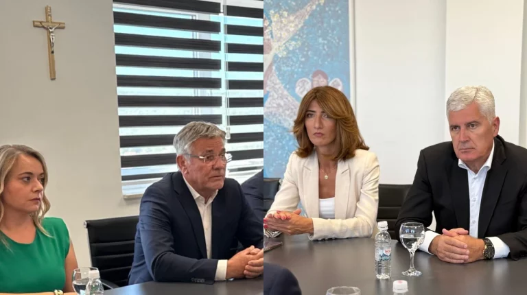 Čović u Grudama: Podrška načelniku kojeg istražuje POSKOK