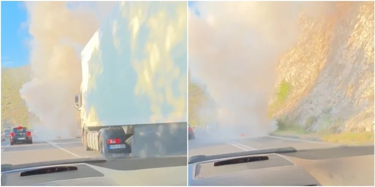 Mostar: Mercedes se zapalio u vožnji na Žovnici