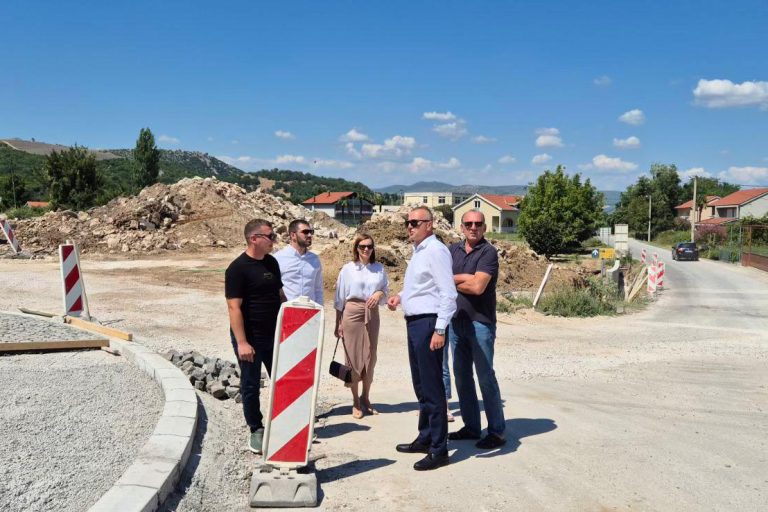 Gabela: Građevinski radovi na novom kružnom toku napreduju po planu