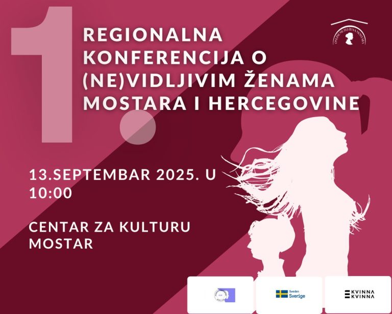 (Ne)vidljive žene Mostara i Hercegovine: Prva regionalna konferencija u Mostaru