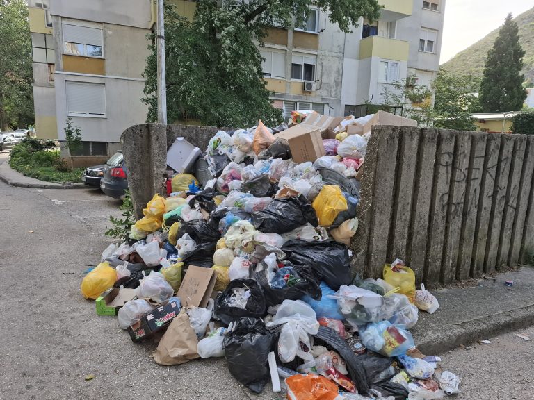 Grad Mostar: Provode se mjere dezinfekcije i deratizacije zbog višednevnog gomilanja otpada