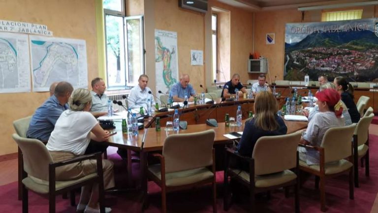 Jablanica: Štab civilne zaštite razmatrao Plan aktivnosti u slučaju velikih padavina i poplava