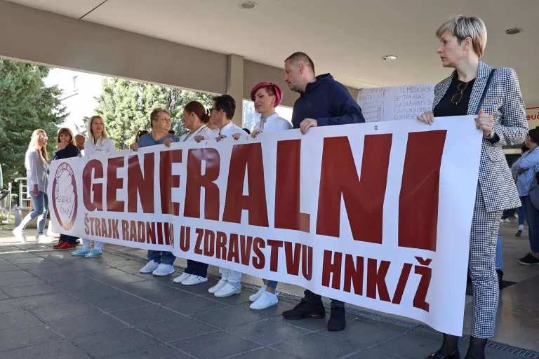 Ministarstvo zdravstva HNK: Štrajk je nezakonit, uputa direktorima zdravstvenih ustanova da poduzmu zakonske mjere