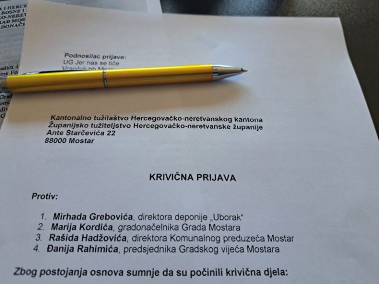 “Jer nas se tiče”: Krivična prijava protiv Kordića, Rahimića, Hadžovića i Grebovića