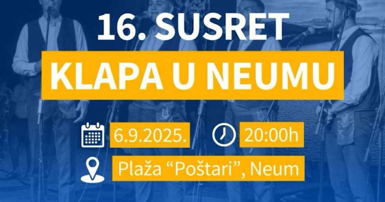 Neum: Šesnaestim po redu Susretima klapa zatvara se “Neumsko ljeto”