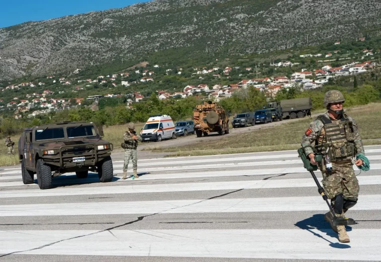 “Brzi odgovor”: Pripadnici EUFOR-a izveli vježbu osiguranja na Međunarodnom aerodromu Mostar