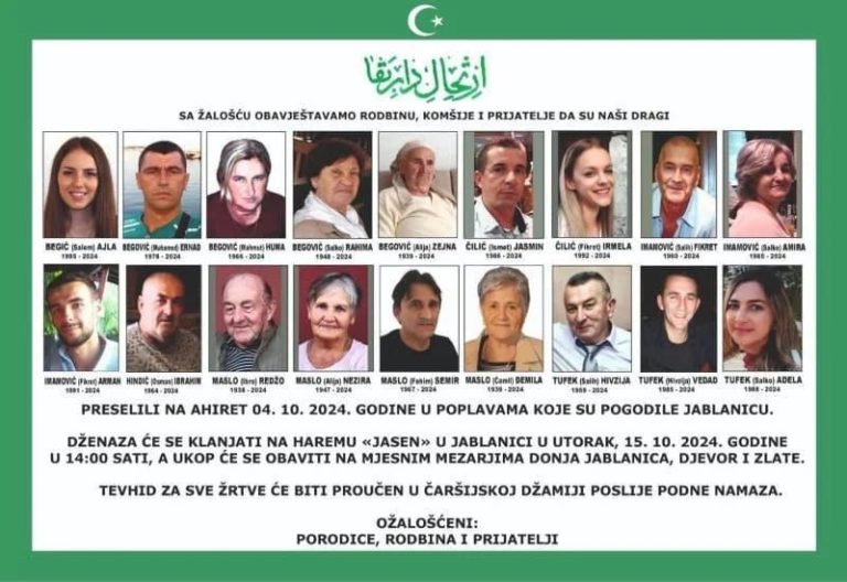 Jablanica: Utvrđen protokol obilježavanja prve godišnjice tragedije