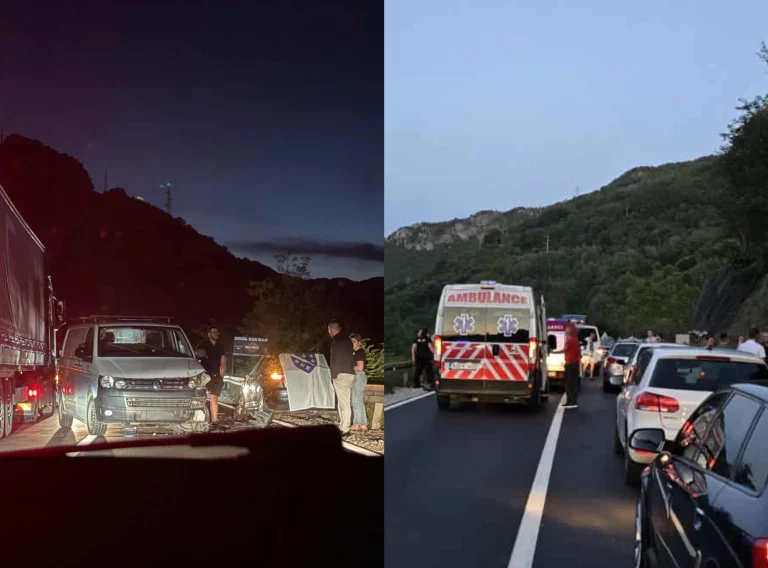 Kod tunela Crnaja: Sudara kombija i audija, jedna osoba ozlijeđena