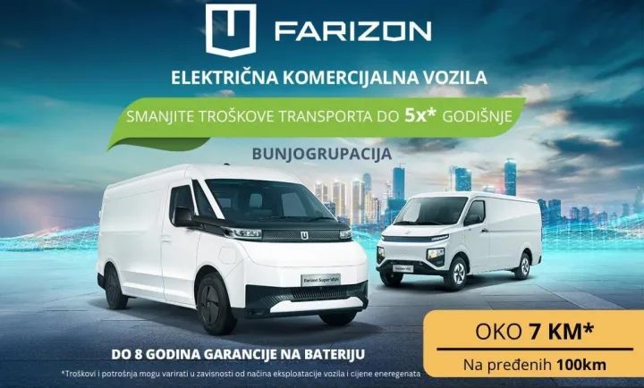 Farizon SuperVAN: Revolucija električnog transporta uz do pet puta niže troškove