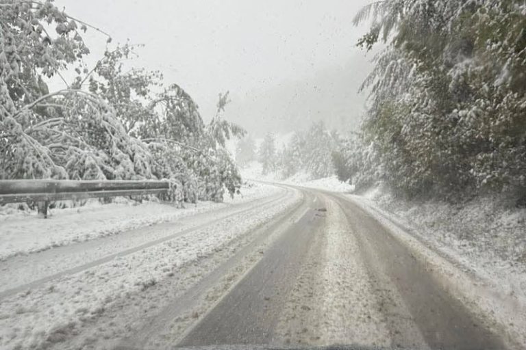 Snijeg zabijelio ceste: Obustavljen saobraćaj na putu Foča – Trnovo