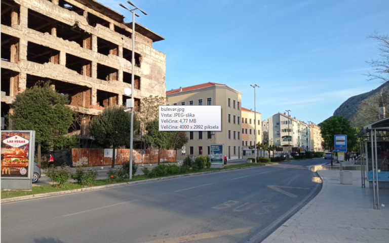Mostar: Dio Bulevara danas zatvoren za saobraćaj