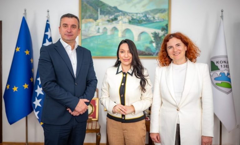 Šefica Regionalnog ureda OSCE-a, Julija Vitanova posjetila Konjic