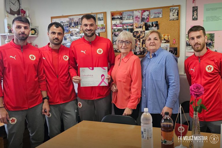 FK Velež: “Rođeni” u posjeti Udruzi Novi pogled