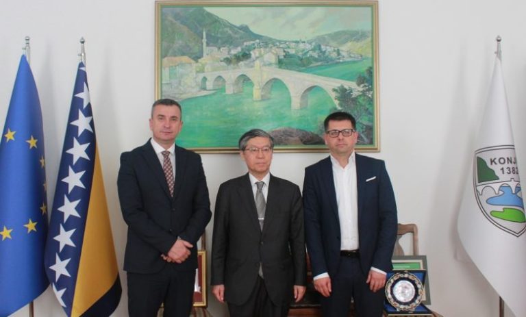 Konjic: Posjeta ambasadora Japana u BiH, Toshihiro Aikija
