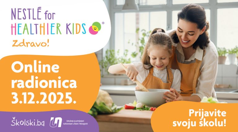 Poziv za učitelje i nastavnike: Pridružite se online radionici Zdravo!