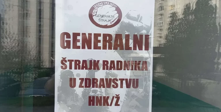 Ništa od dogovora: Zdravstveni radnici odbili ponudu Vlade HNK