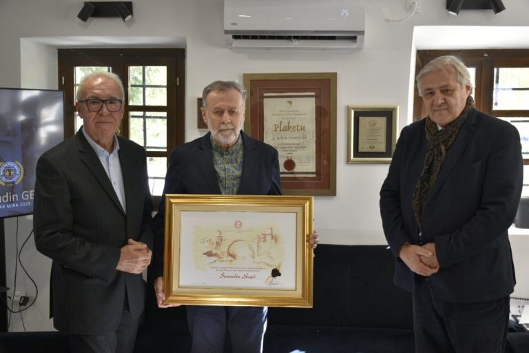 Umjetnost kao jezik mira: Šemsudin Gegić dobitnik prestižne nagrade “Mimar mira”