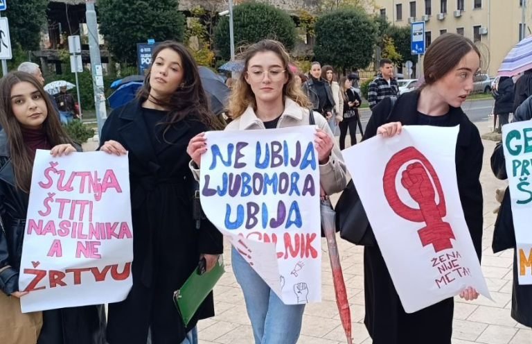 Protestna šetnja u Mostaru: Mostarke i Mostarci digli glas protiv nasilja nad ženama