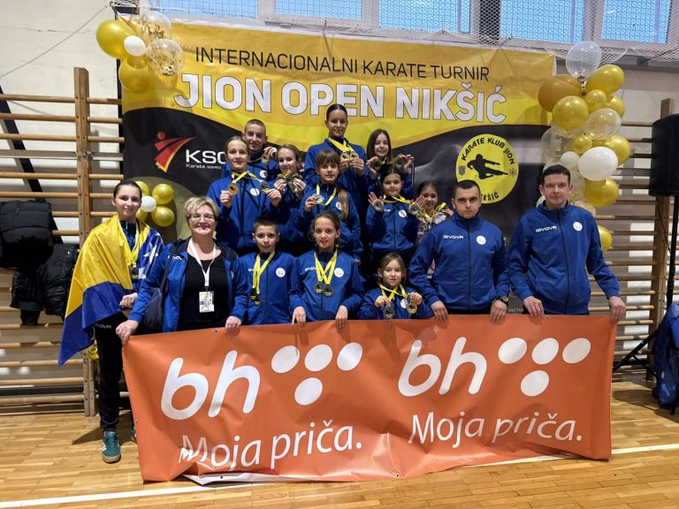 “JION Open”: Mladi karatisti KK Blagaj ostvarili izuzetne rezultate u Nikšiću