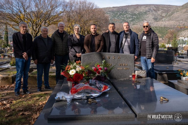 Sjećanje Na Josipa Musu: Delegacija FK Velež posjetila posljednje počivalište velikog Jole