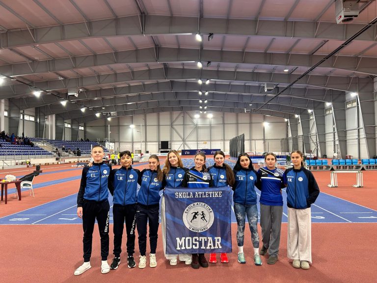 Dvoranski atletski miting u Beogradu: Odličan nastup mladih mostarskih atletičara